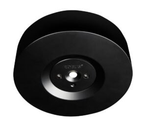 Robus Avior 2W Surface Emergency Downlight Open And Corridor Lenses Black