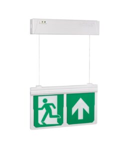 Robus Blade Express Dual Test 3.5W Suspended Exit Sign IP20 White