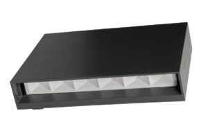 Robus Courtera 2X6W Led Up/Down Wall Light IP65 3000K Double Black