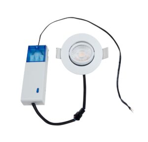 Robus Draco 6W Led Dim To Warm 3000K To 2000K And CCT2 (3000K And 2000K) Downlight Matte White