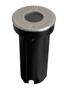 Robus Kinglet 2.5W Led In-Ground Light Ip67 3000K Die-Cast Aluminium Body Brushed Chrome