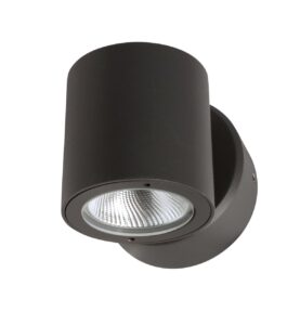 Robus Miniera 1X4W Led Wall Light IP54 3000K Single Die-Cast Aluminium Black