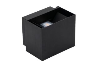 Robus Maxewell 10W Adjustable Up/ Down Wall Light IP65 3000K Black