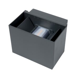 Robus Maxewell 10W Adjustable Up/ Down Wall Light IP65 3000K Dark Grey