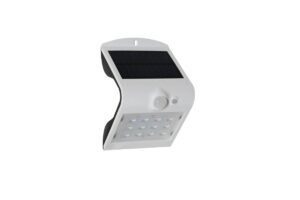 Robus Sol 1.5W Solar Led Wall Light With Pir IP65 White 4000K