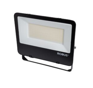 Robus Selest 100W Floodlight IP65 Black CCT3 C/W 1M Flex