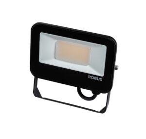 Robus Selest Plus 10W/20W Floodlight IP65 CCT3 Black C/W 1M Flex