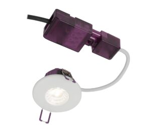 Robus Triumph Slim 7W IP65 Fire Rated Downlight Colour Selectable White 2 Part Connector