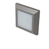 Robus Twilight 3W Led Square Wall Light IP65 Grey 3000K