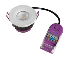 Robus Ultimum Express 5/7W Dual Wattage IP65 Fire Rated Downlight Cct4 2 Part Connector White