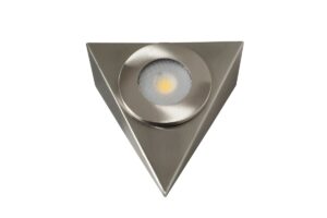 Robus Royal 2.5W Led 240V Triangular Cabinet Light IP20 Brushed Chrome 4000K